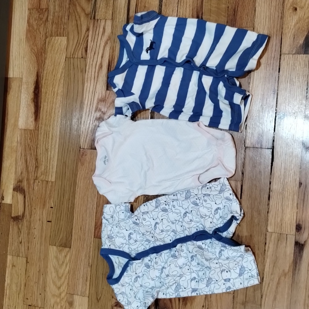 Little Me bundle of 3 onesies NWOT 3M